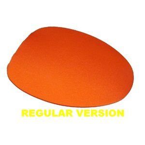 Spandex Fabric Lid Cover toilet SEAT Round & Elongated HandMade USA - Orange